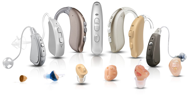 Gamme complète de produits d'aides auditives